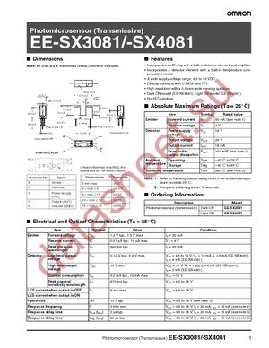 EE-SX3081 datasheet  